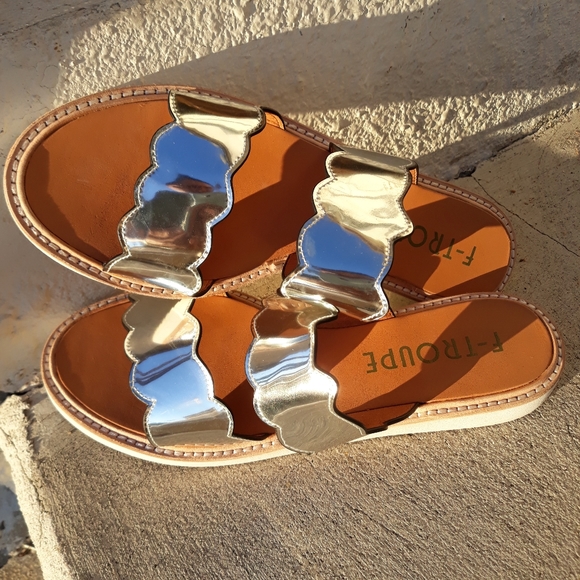F-Troupe Wave Edge Slide Sandals - Picture 4 of 9